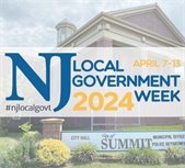 nj local government week graphic with summit city hall in the background