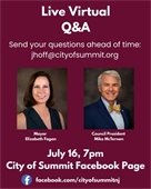 Virtual Town Hall July 16 7pm 