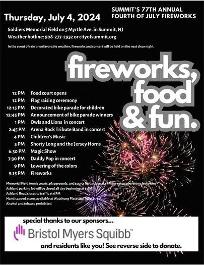 fourth of july event flyer