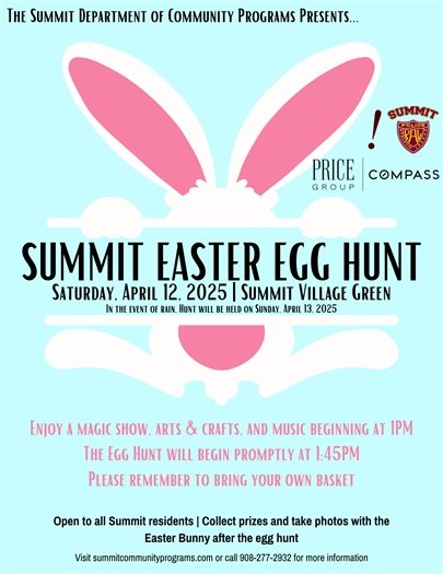 easter egg hunt flyer