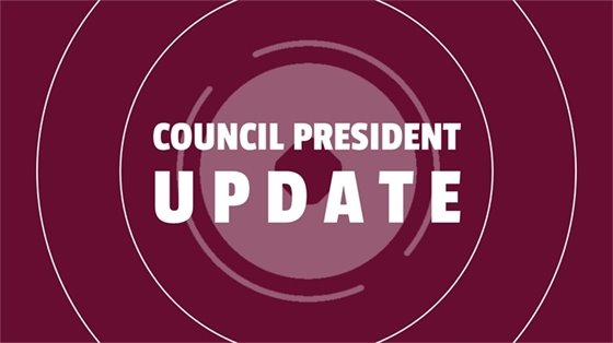 maroon council president update graphic