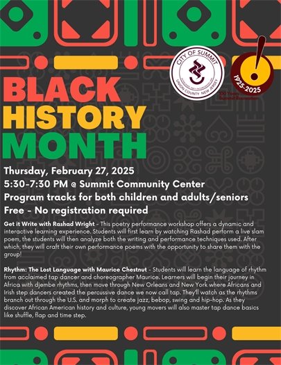 black history month event flyer