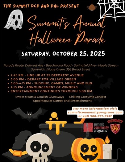 halloween parade flyer