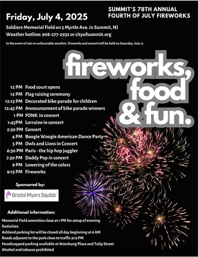 fourth of july event flyer