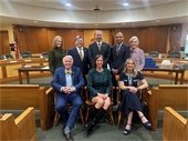 group photo of summit nj council in council chamber