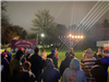 Village green menorah lighting ceremony