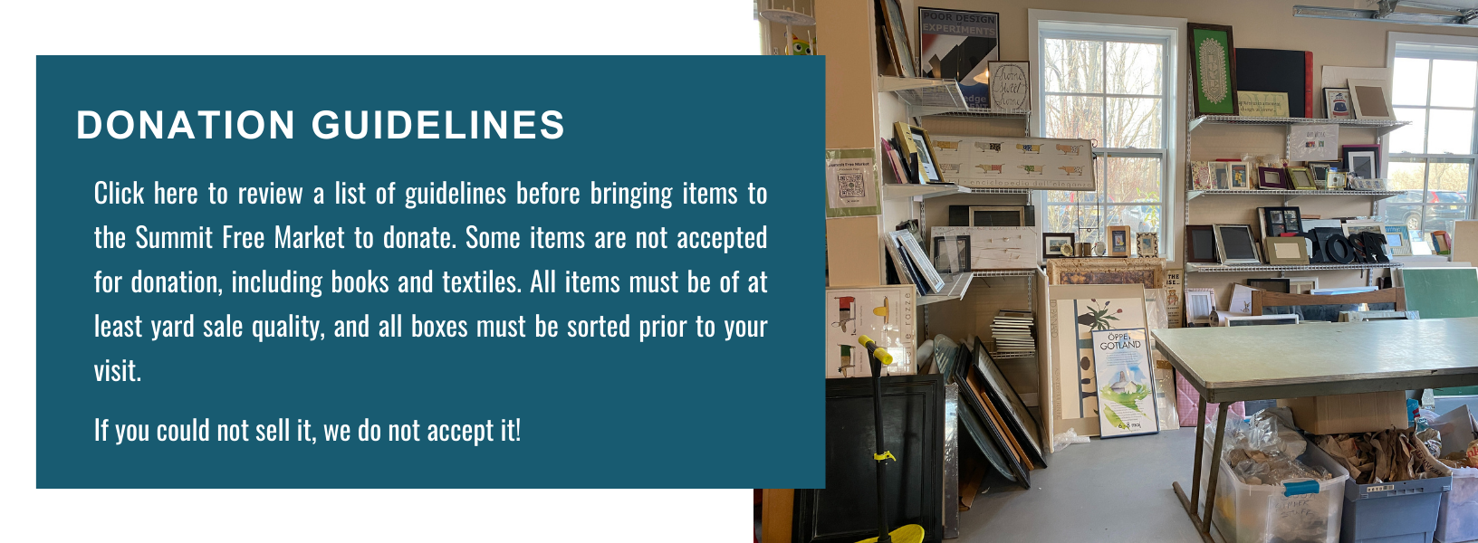 donation guidelines graphic