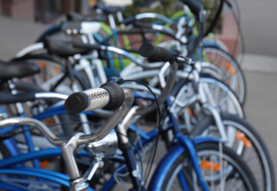 image of bicycles lined up next to each other
