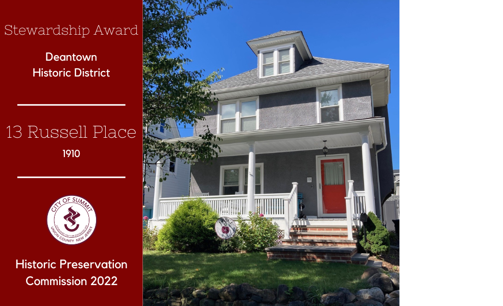 image of historic home in summit nj