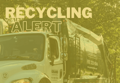 recycling alert graphic