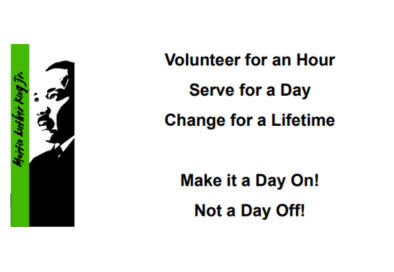 MLK day of service graphic