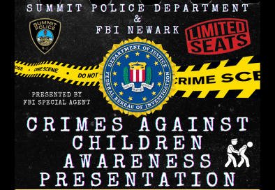 black and yellow police event graphic