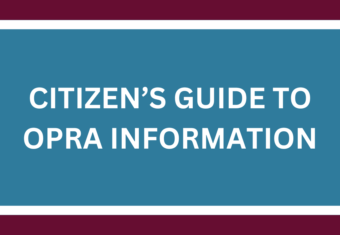 blue, white, and maroon graphic with text about opra requests