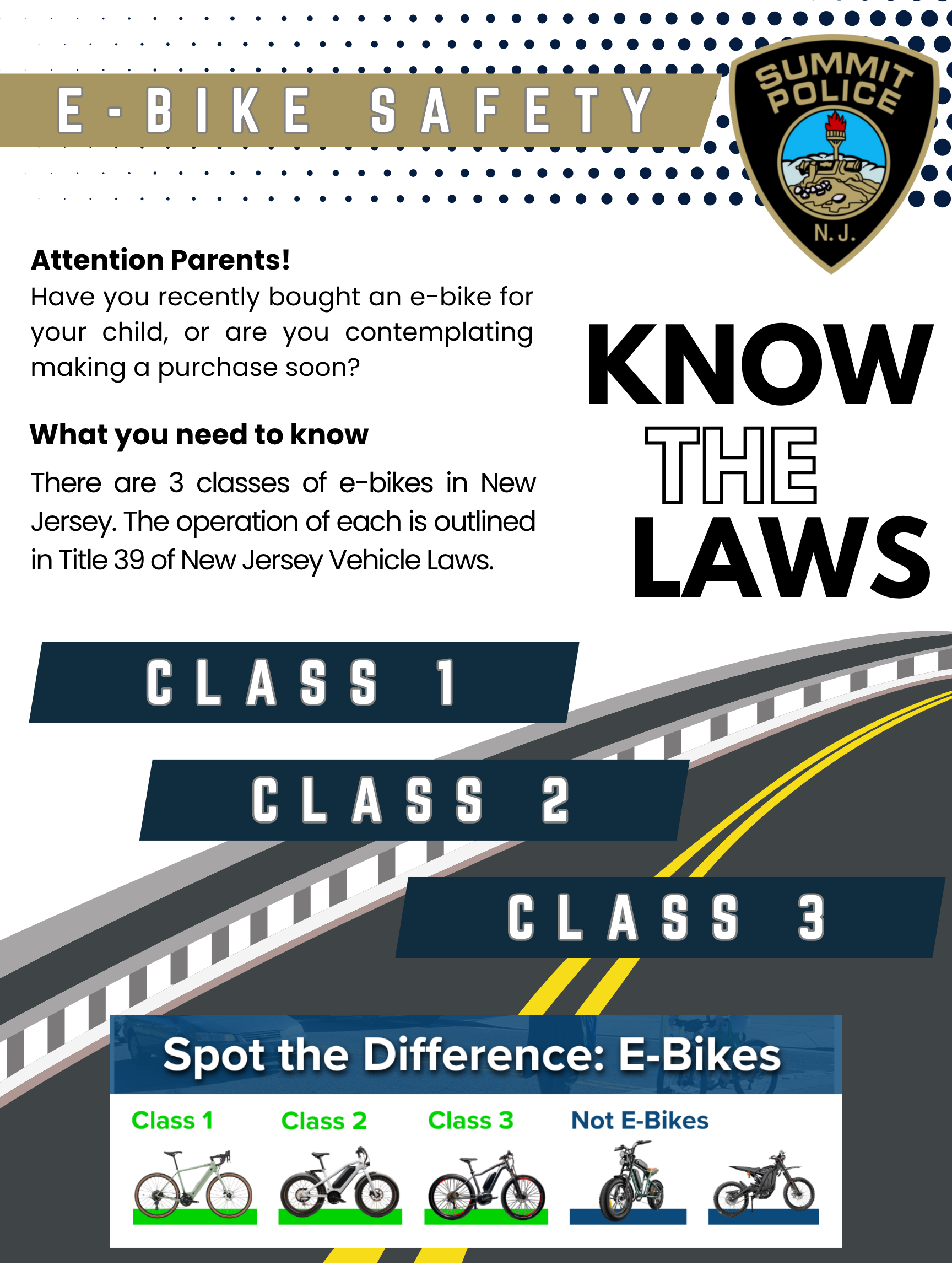 E-bike regulations flyer