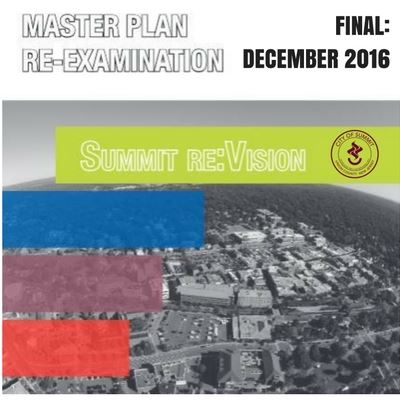 Master Plan Re-Examination of Summit ReVision with Summit photos in background