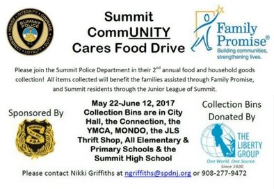 NF PD food drive 2017