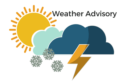 Newsfeed weather advisory