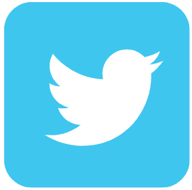 Blue twitter logo