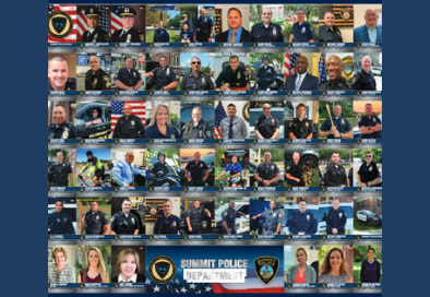 poster of police department trading cards