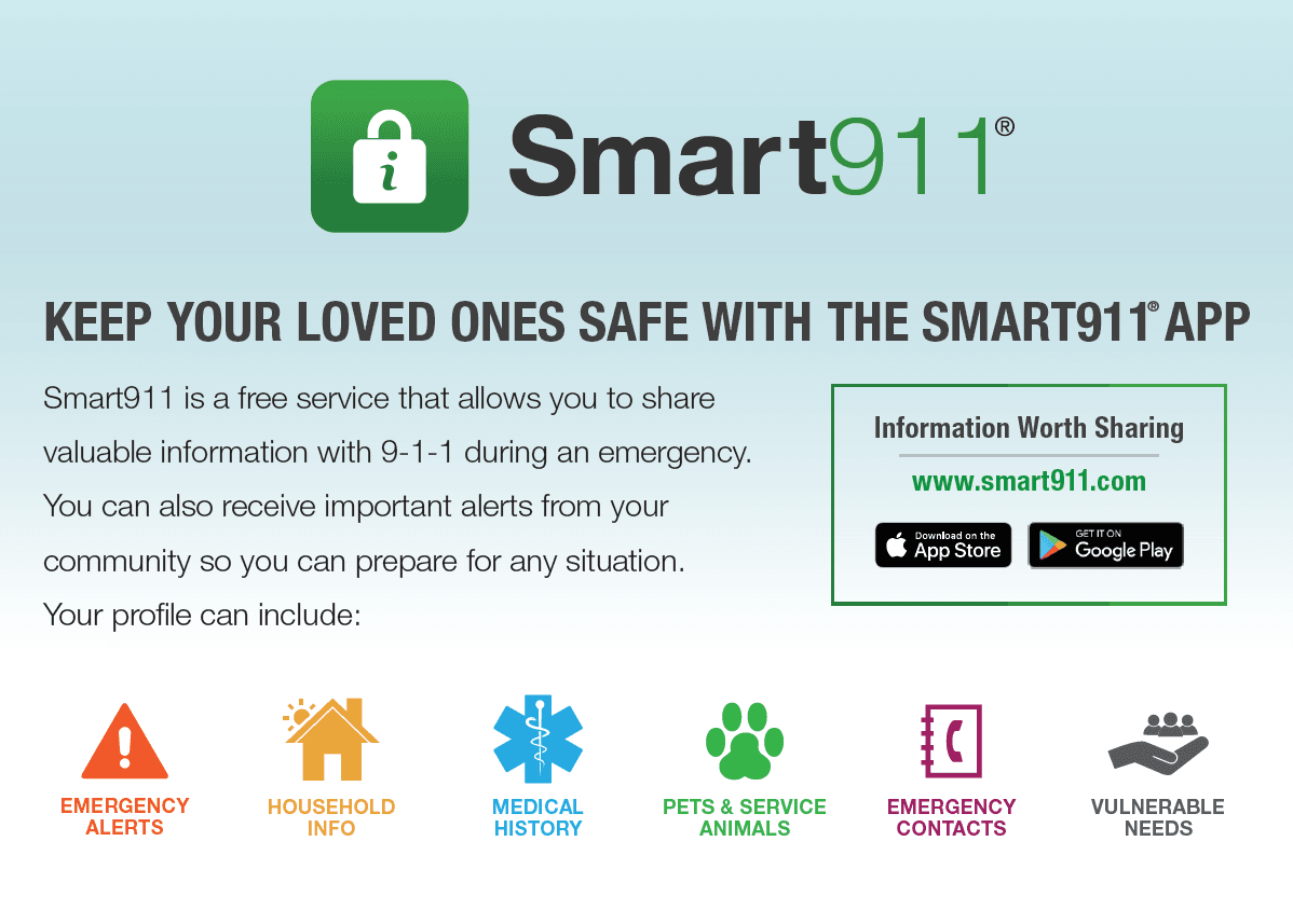 Smart 911 graphic