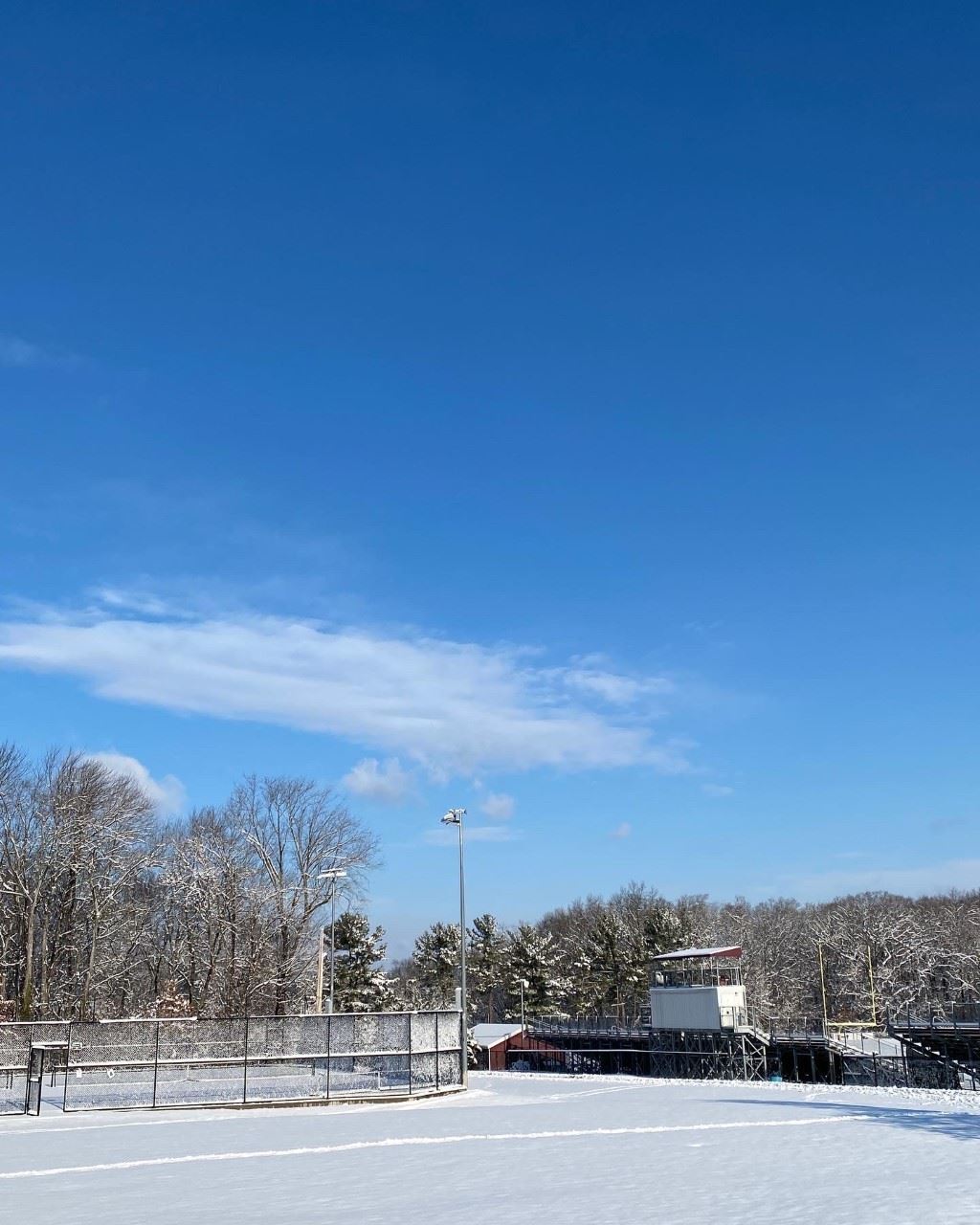 photo of Tatlock Park in the snow