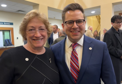 Image of Mayor Nora Radest and Council President Greg Vartan