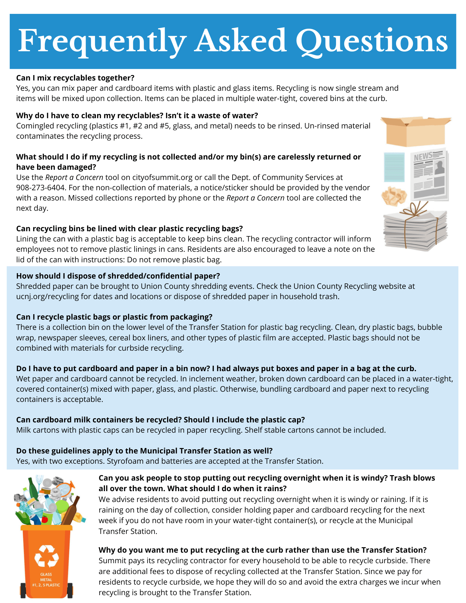 Recycling flyer second page 032323