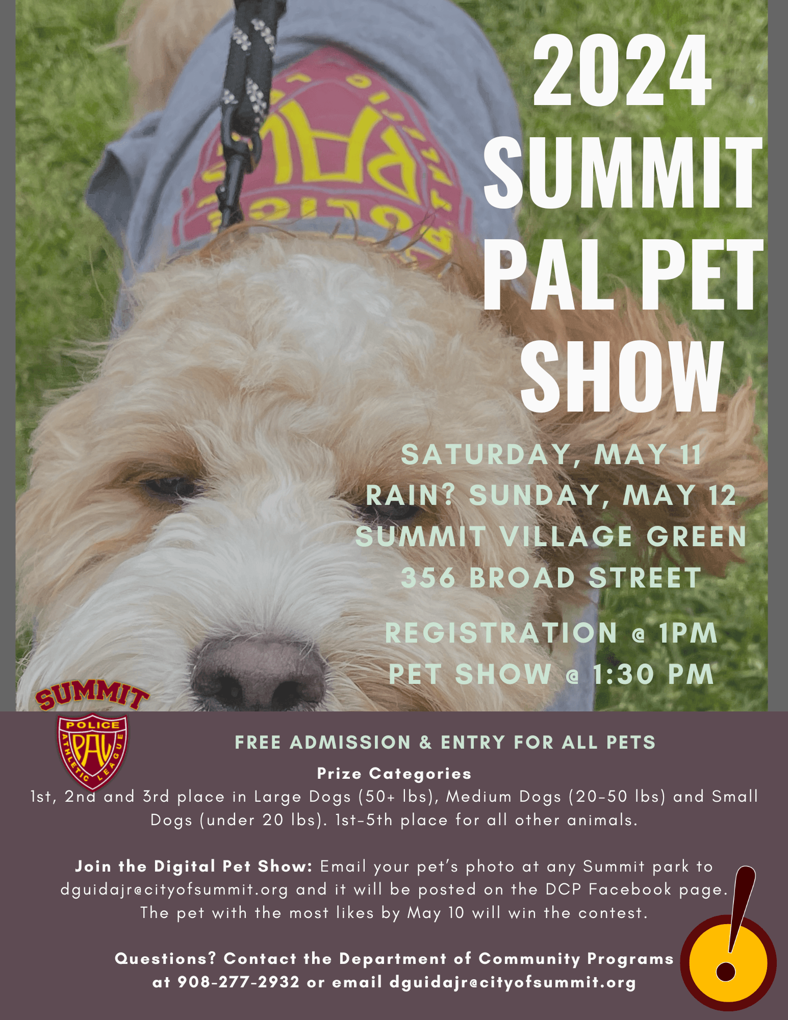Pet show event flyer