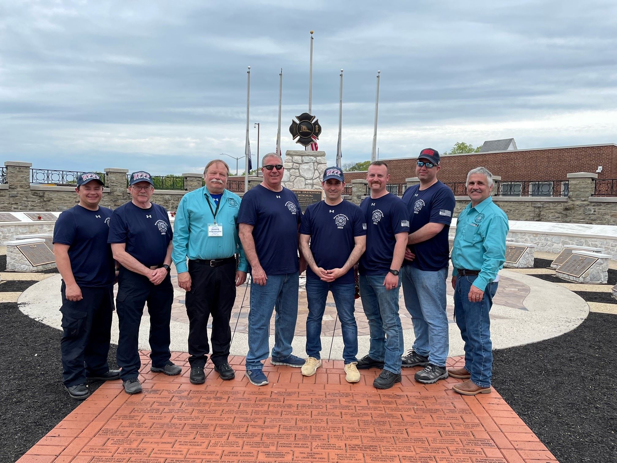 group photo of firefighters